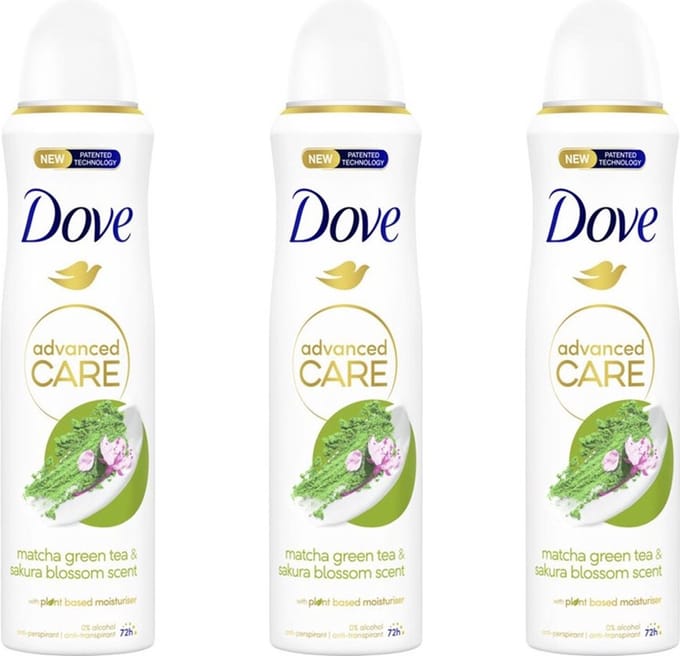 Dove Deo Spray - Matcha & Sakura 3 x 150 ml