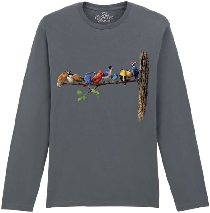 Vogels Birds The Coloured House Longsleeve T-shirt M