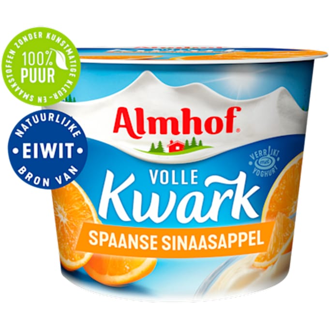 Volle kwark Spaanse sinaasappel