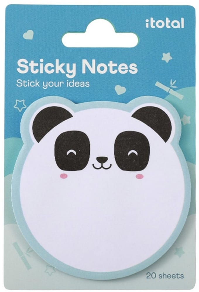 iTotal Sticky Notes Kleverige Notities “PANDASTIC” 20 sheets 74x76.7mm 11gr