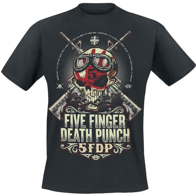 Five Finger Death Punch T-shirt - Protector - S tot 5XL - voor Mannen - zwart