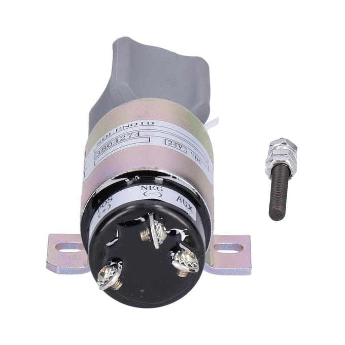 Brandstofafsluitmagneetventiel Graafmachine Motor Stop Uitvallen Accessoires DC24V TOSD?03?046