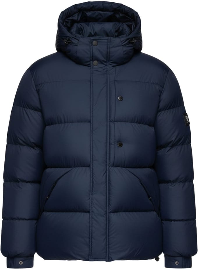 OMBRE Jas - Polyamide - Lange Mouw - Effen Marine M