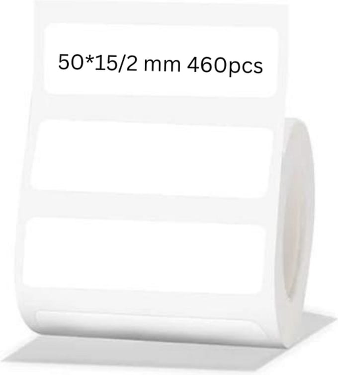 Niimbot - Labels/Etiketten B1/B21(S/Pro)/B3S(Pro)/K3 - 50x15/2R - 460 vellen - Wit