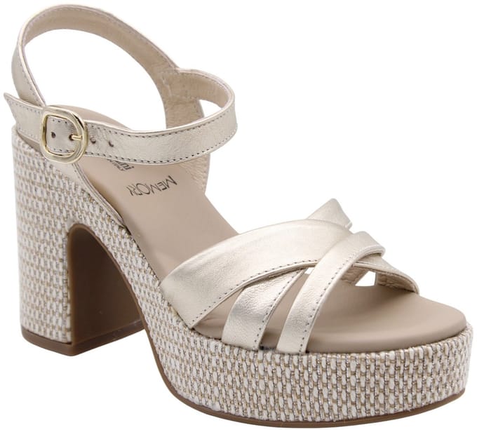 Nero Giardini - E616071D - Sandalen met hak - Kleur: Metallics - Maat: 40