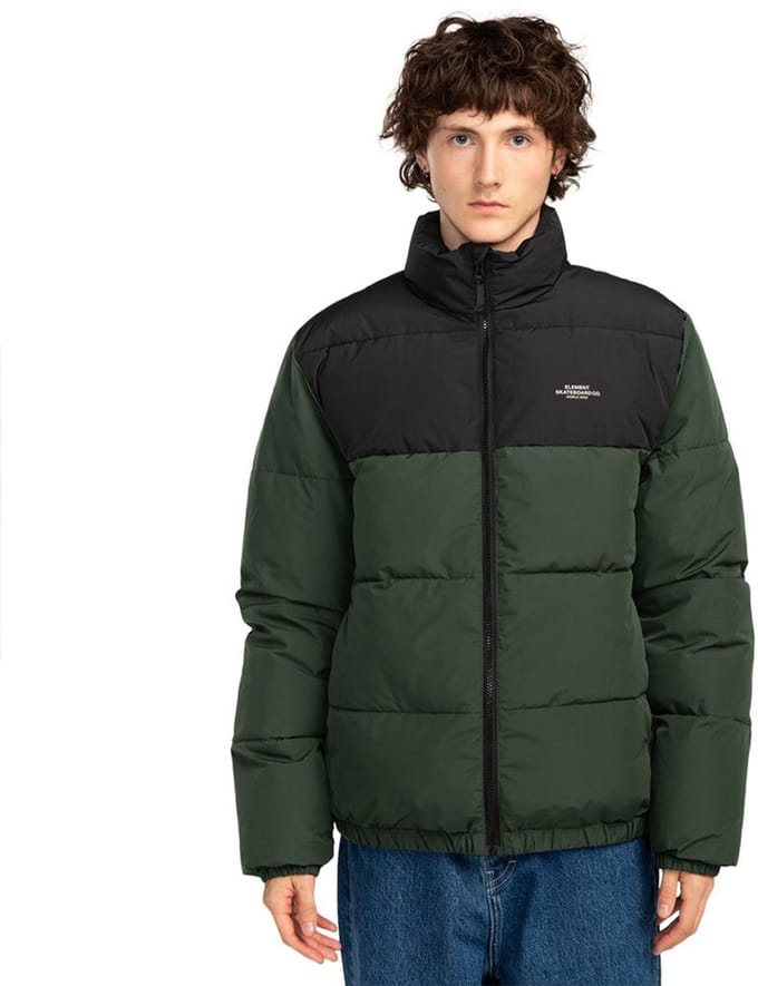 Element Classic Puffa Jas Groen M Man