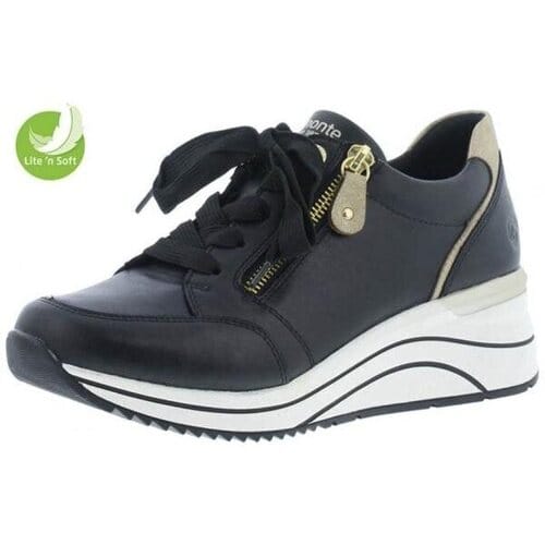 Remonte Wedge Sneakers zwart Synthetisch - Maat 37