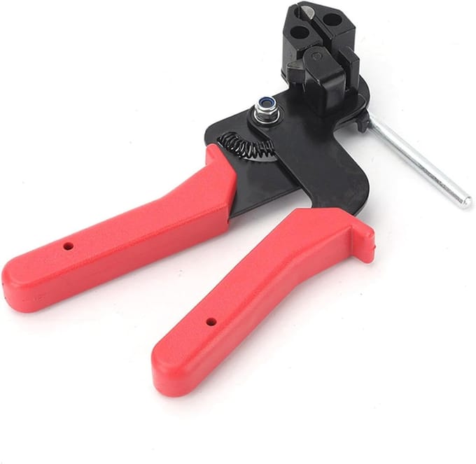 Bundelband Spanner - Kabelbinder Tool - Kabelbeheer - Roestvrij staal - 29 cm - Zilver