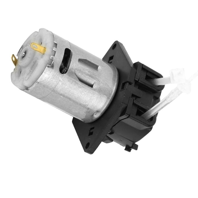 12V 1x3 Doseerpomp DIY Peristaltische Slangkop Voor Aquarium Lab Chemische Analyse