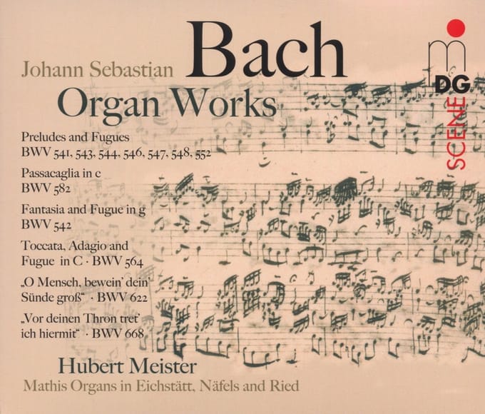 Hubert Meister - J.S. Bach: Organ Works (2 CD)
