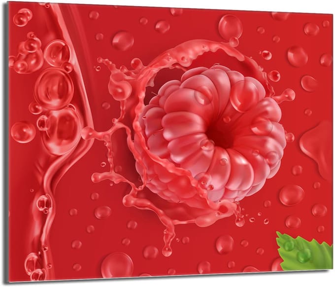 TMK ArtDeko 60x52 - Beschermplaat - Gehard Glas - Multifunctioneel