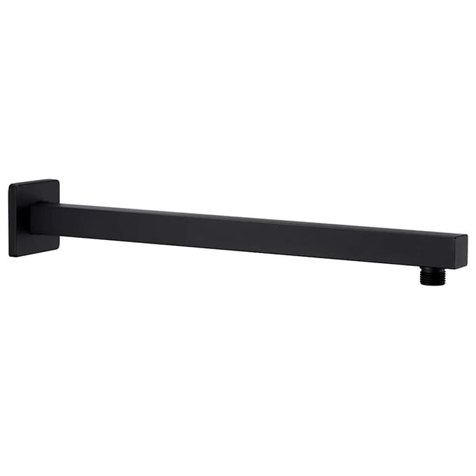 vidaXL - Douchearm - vierkant - 40 - cm - roestvrij - staal - 201 - zwart