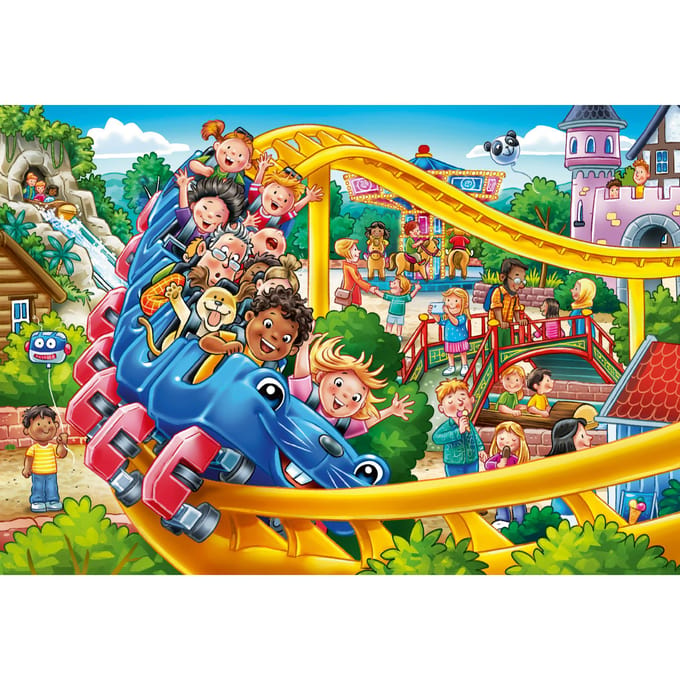 Ravensburger – Pretpark – Kinderpuzzel – 2 x 24 Stukjes