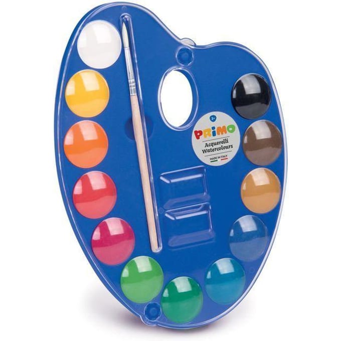 Primo Waterverfset Junior 12 Kleuren
