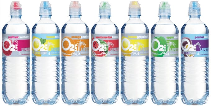 O2Life - Mineraalwater (Red Fruit/Cranberry - 6 x 750 ml)