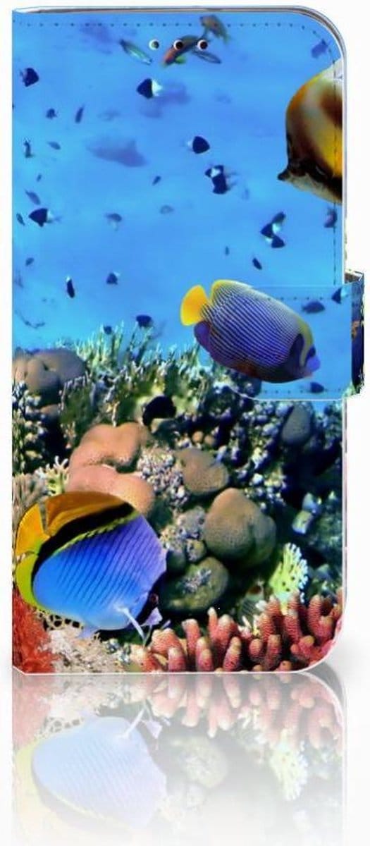 Samsung Galaxy A40 Telefoonhoesje met Pasjes Vissen