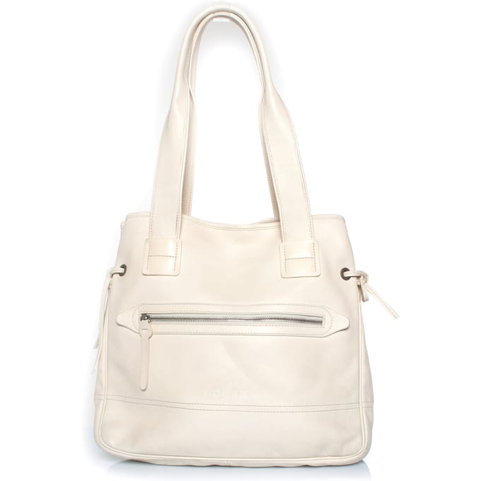 Hogan witte leren shopper