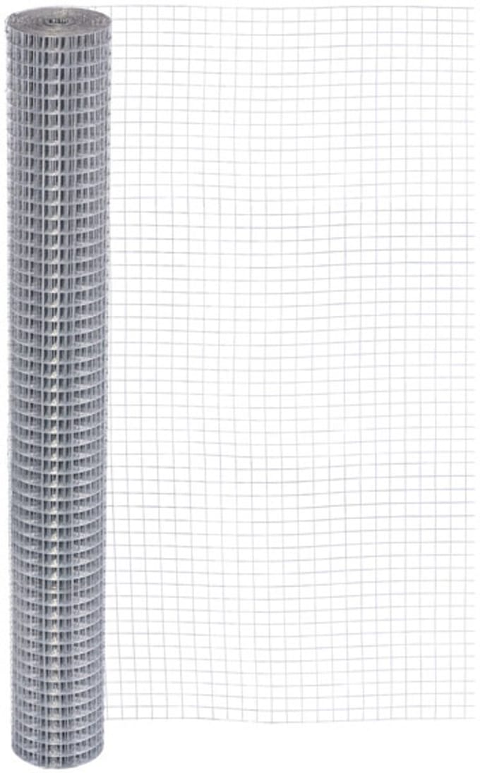 Volieregaas 19x19mm 0,75mm 100cm 10m Verzinkt