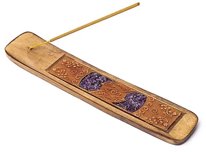 Wierookhouder Healing Hands Amethist --set van 2 stuks - ±15,5x5cm - ±15.5x5cm