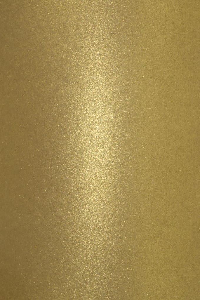 Netuno - goud metallic papier - A4 - 21 x 29,7 cm - 20 vellen - 300 gram - Aster Metallic Rustic Gold