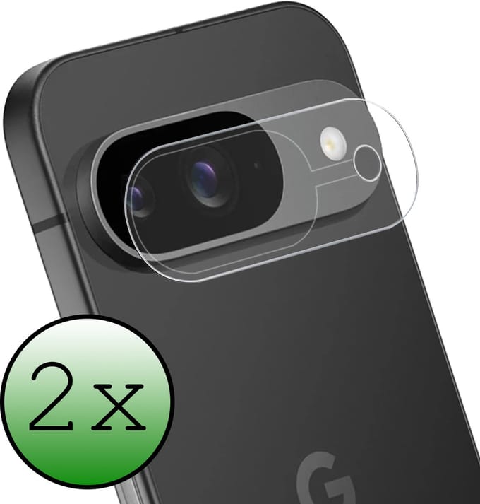 Camera Lens Protector - 2 Stuks Geschikt voor Google Pixel 9 - Camera Screenprotector Beschermglas - Gehard Glas - Tempered Glass - Screen Protector