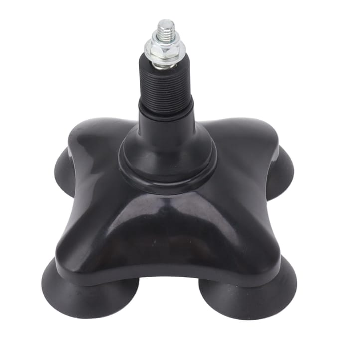 Krukdop Antislip Wandelstok Voetdop Goede Stabiliteit ABS Accessoire voor Vervanging black