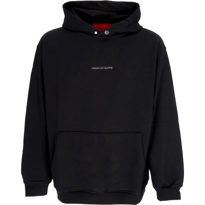 Mannen militaire schedel op rug Hoodie zwart