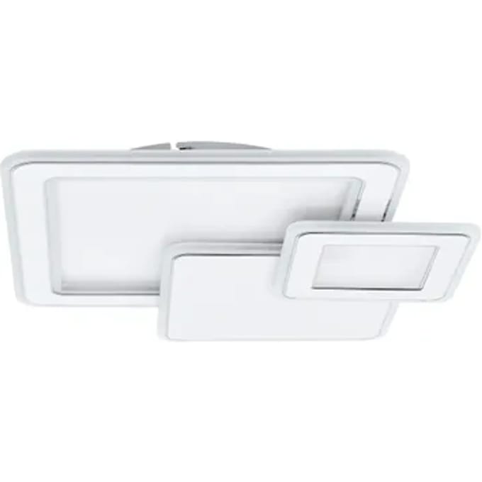 Eglo Plafondlamp Led Mentalurgia Wit Vierkant 50w