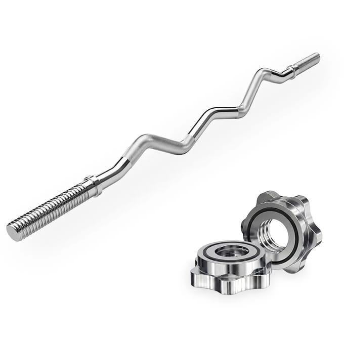 VirtuFit Curlstang - EZ Halterstang - 120 cm - schroef - 30 mm