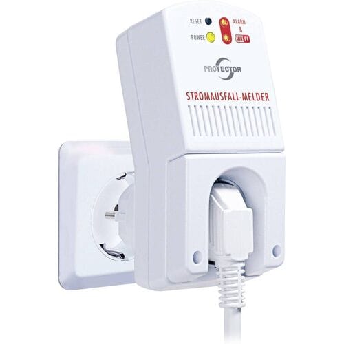 Protector 30003 Stroomuitvalmelder werkt via stopcontact Geluidsniveau 85 dBA