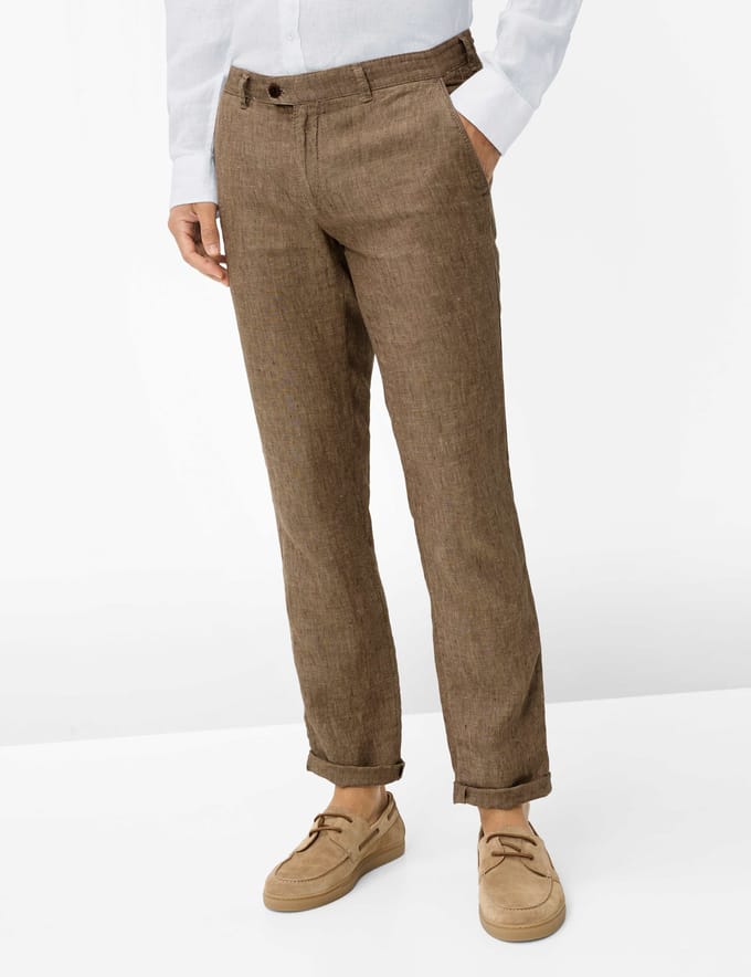 Brax Heren Chino  Style FABIO WALNUT, bruin, maat 42/36