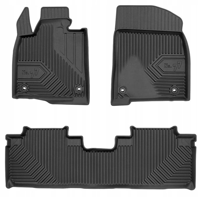 FROGUM 77 Automatten - Geschikt voor LEXUS RX 4 (2015-2022) - TPE Rubber - Zwart