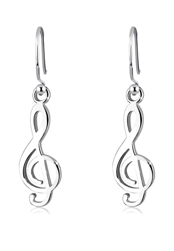 Elli Oorbellen 925 Sterling Zilver Muzieksleutel
