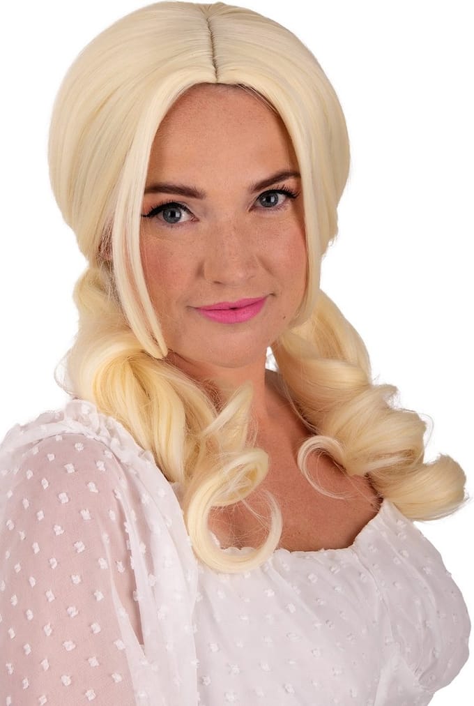 Pruik Raewyn Blond - luxe - cosplay - carnaval