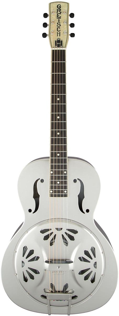 Gretsch G9221 Bobtail Round-Neck Spider Cone Electro-Resonator (Steel) - Dobro
