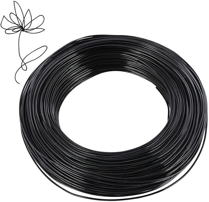 Bendbare ijzerdraad van 60 m x 1 mm voor sieraden maken, knutselen en sculpturen