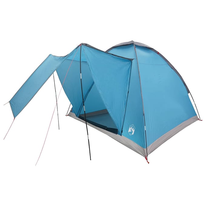 vidaXL - Kamperen - tent - 2-persoons - Blauw - Polyester - en - Staal
