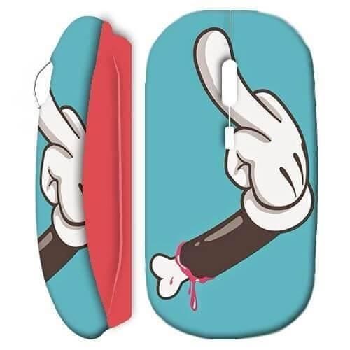 Souris Sans Fil - Disney - Mickey - Noir - USB Wifi - Compatible Mac et PC