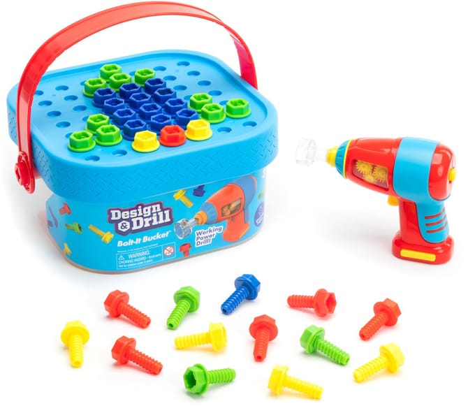 Learning Resources Design & Drill® Bolt-It Bucket™ - 1+