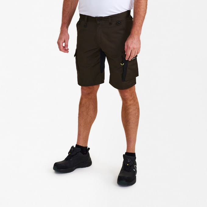 Engel X-treme werkshorts met stretchstof 6362-740 - Mocha Brown / Black - 44