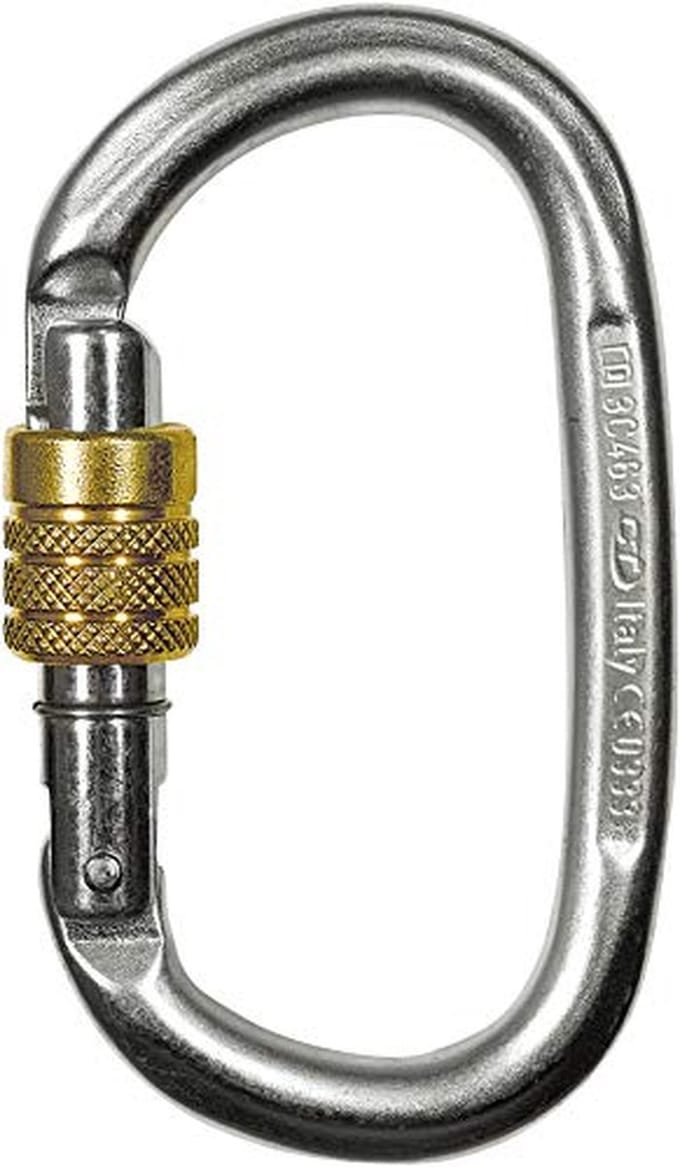 Roestvrij Stalen Carabiner voor Bergbeklimmen