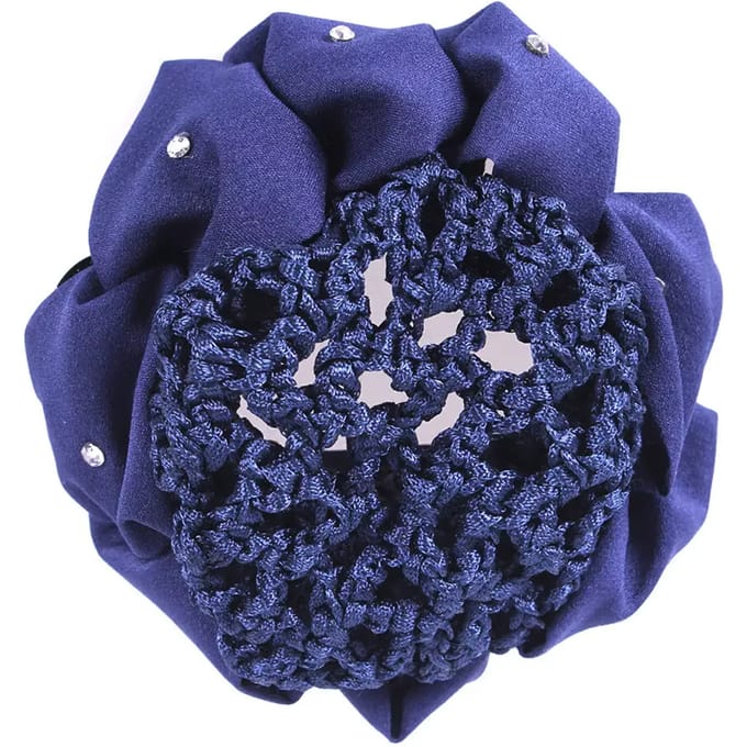 QHP Haarstrik Flower Navy - ONE