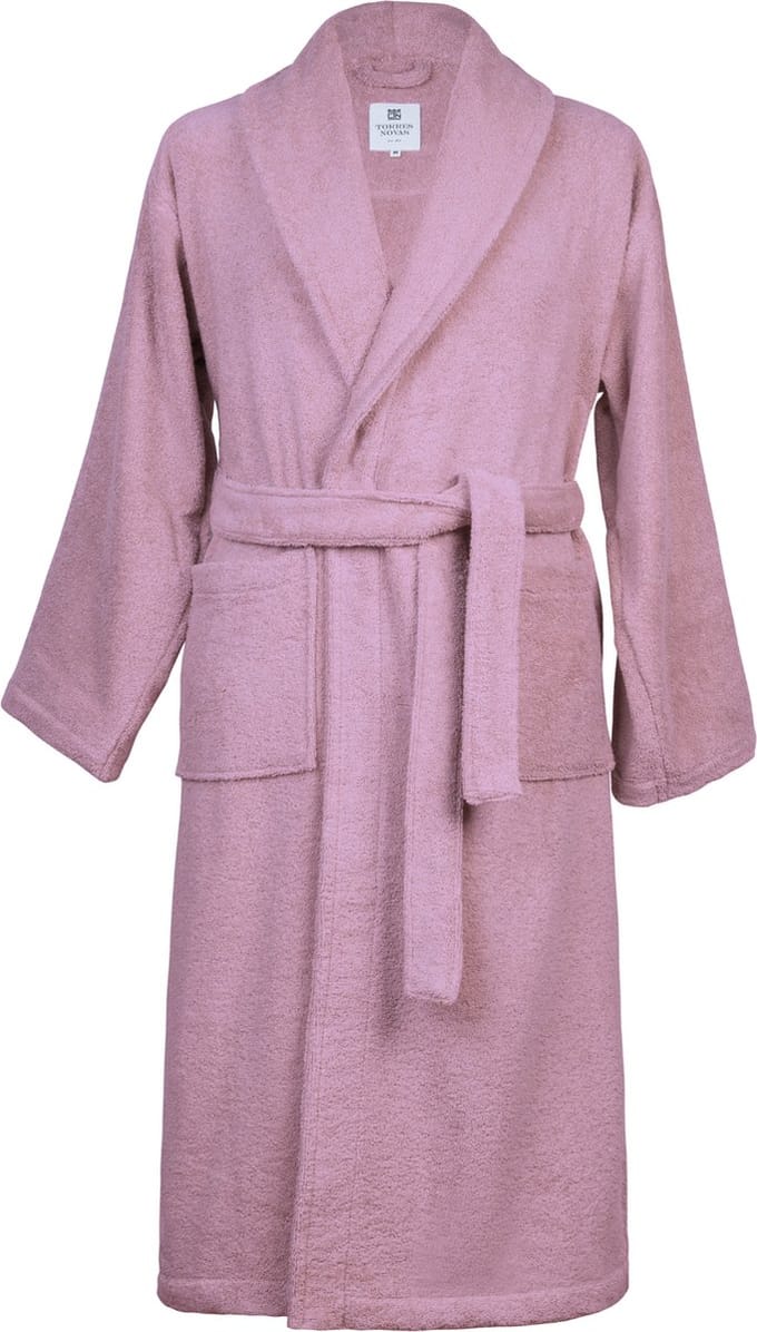 Torres Novas 1845 Textiel Badjas Oud Roze - Medium - Unisex - 100% Katoen