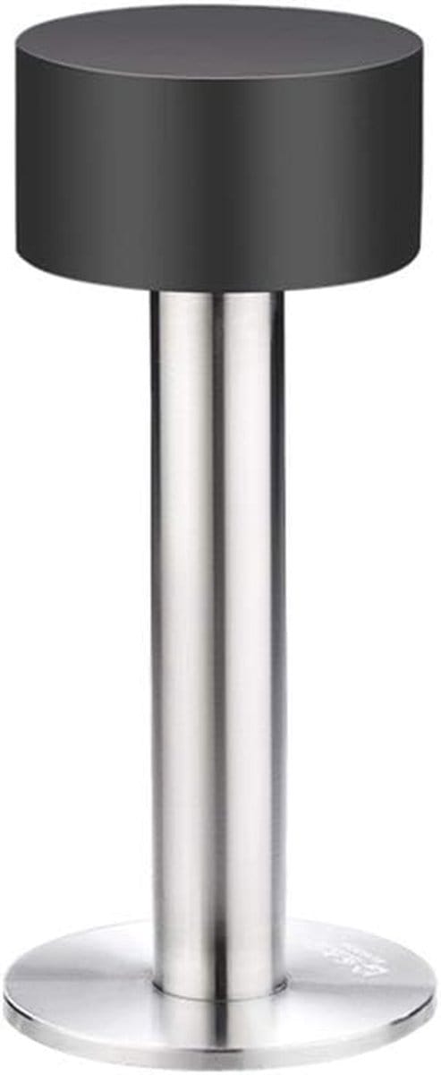 Deurstops - Deurstopper - Muur Beschermen - RVS Rubber Buffer - 100mm - Zilverkleurig