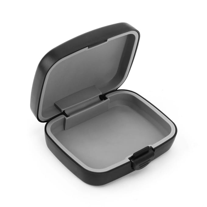 Draagbare Hoortoestel Hard Case Waterdichte Hoortoestel Beschermende Opbergdoos Zwart voor Buiten gray