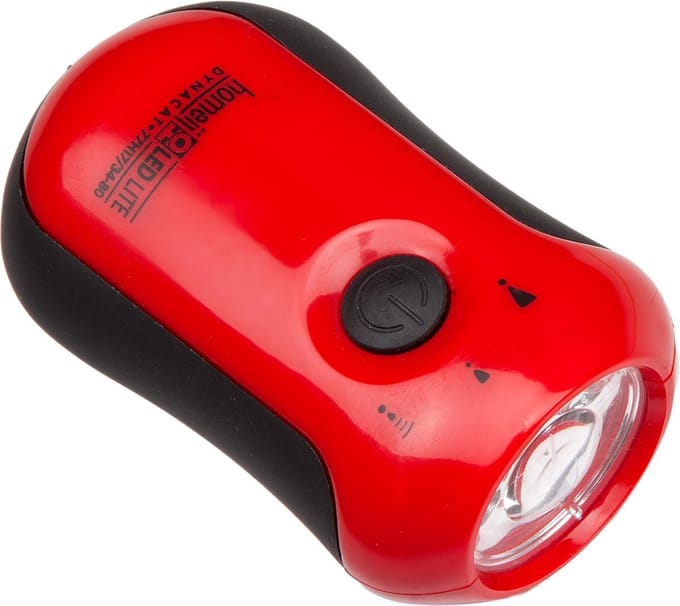 Homeij - LED Zaklamp - Dynamorecharge - 90 Lumen