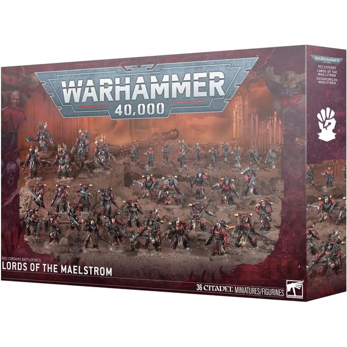 Beeldjes Games Workshop Warhammer 40k - Battleforce Red Corsairs : Seigneurs du Maelstrom