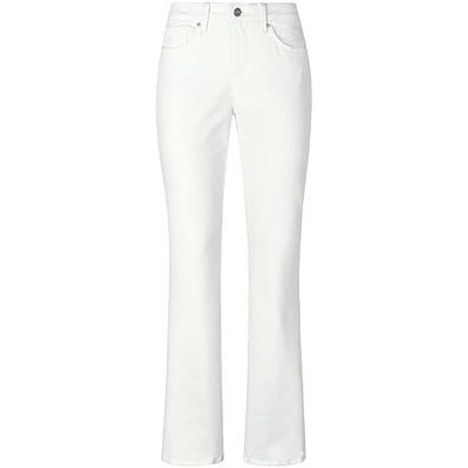 Barbara Bootcut Jeans Wit Premium Denim (Petite)