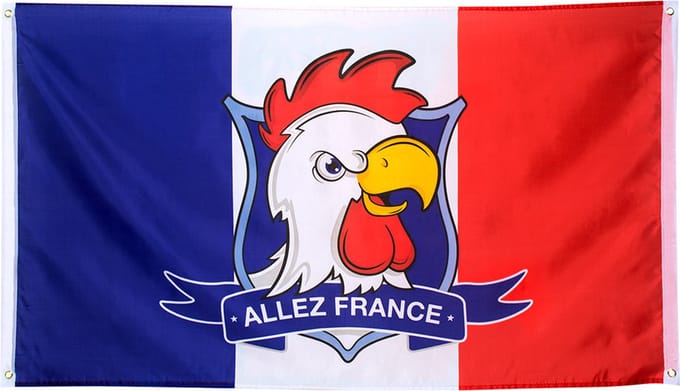Boland - Polyester vlag 'Allez France' - Voetbal - Voetbal