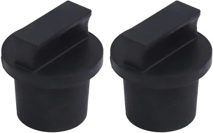 Water Tank Afsluitplug - Rubber Sealing Plug - Roeimachine Onderhoud - Effectieve Luchtdichtheid - 26 mm Diameter - Zwart